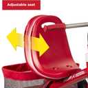 Radio Flyer Ultimate All-Terrain Stroll 'N Trike, Ages 1-5, Convertible 4-in-1 Tricycle, All-Terrain Tires, Parent Push Handle, UV Canopy, Accessories, Safety Harness, Stroller Tricycle for Toddlers
