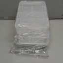 4 Pack 8 Grids Bead Organizer and Storage, Clear Plastic Storage Containers with Removable Dividers and Labels Small Tackle Box Organizer for Jewelry Crafts Electronics Small Parts