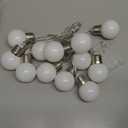 Outdoor String Lights, Led Patio String Lights, Waterproof, Weatherproof, Shatterproof Outdoor String Lights for Patio, Porch, Backyard, Garden Decor 1.5m(Warm White), Letters A 4mm