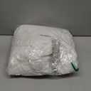 N&Y HOME Extra Long Waffle Weave Shower Curtain with Snap-in Fabric Liner Set, 12 White Hooks Included - 71" x 84", Hotel Style & Mesh Top, Machine Washable & Water-Repellent - 71x84, White