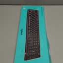 Logitech K270 Wireless Keyboard for Windows, 2.4 GHz Wireless, Full-Size, Number Pad, 8 Multimedia Keys, 2-Year Battery Life, Compatible with PC, Laptop, Black (1 Pack)