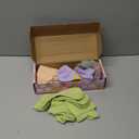 Comfoex 12 Pairs Girls Athletic Ankle Socks for 4-6 6-8 8-10 Years Old - Cotton Short Socks for Little Big Kids 12 Pairs Multicolor B