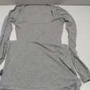 PUMIEY Women's Square Neck Long Sleeve Maxi Dress Ribbed Bodycon Dresses for Women Soft Lounge Dress L