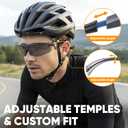 TICONN Anti-Fog Safety Glasses for Men and Women, ANSI Z87.1 Scratch Proof Eye Goggles with Adjustable Arms and UV Protection