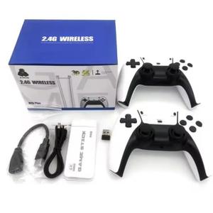 2.4G Wireless Game Controller Set, Dual Gamepad with USB Receiver, White and Black, Classic Game Console Support, 10 Simulator Compatible