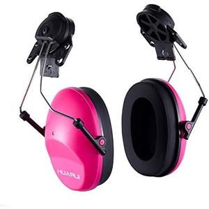 Noise Cancelling Helmet Attachable Ear Muffs Blocking Sound Reduction Ear Protection for Construction Site,Adaptors S