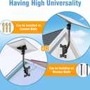 Anautin Starlink Gen 3 Mount Adjustable 180-Degree Installation kit with Waterproof Design Suitable for Wooden Roofs and Walls, ensuring Optimal Satellite Internet Signal Alignment.