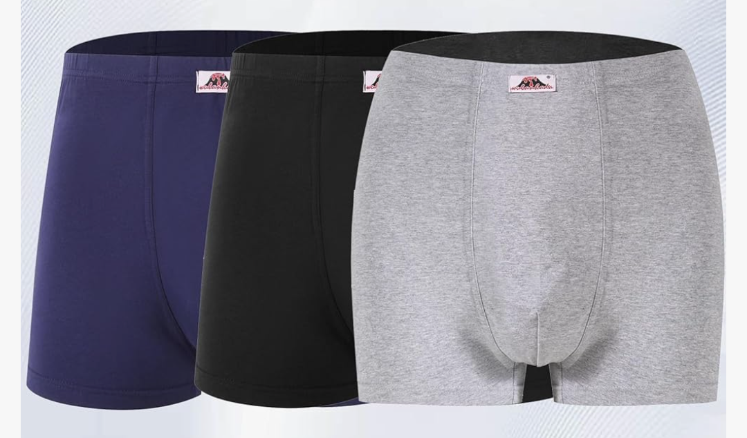 Men's Big and Tall Boxer Briefs Cotton Comfortbale Soft Breathable Men Underwear for Big Men Boxer Briefs 9XL