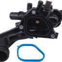 EVIL ENERGY Thermostat Housing Assembly, 11537534521, Compatible with 2007-2013 Mini Cooper 2011-2013 Mini Cooper Countryman 2015-2016 Mini Cooper Paceman 1.6L