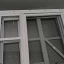 Shed Windows 2 Pack 14" W x 21" H Flush Mount White Window with Tempered Glass and Fiberglass Screen,Sliding Windows with Vertical Slider and Screws for Sheds,Chicken Coop, Playhouse Garbage Room etc