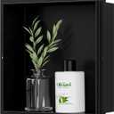 Neodrain Recessed Black Shower Niche, Insert Bathroom Storage Shelf, (Inner Size 12" X 12" X 4"), 304 Stainless Steel Wall Niche, Rimless Cubby Built-in wall Waterproof, 12X12In