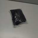 Smiry Stretch Printed Office Computer Chair Covers, Universal Desk Rotating Chair Slipcovers Removable Washable, Soft Fit Anti-Dust Spandex Protector Cover with Zipper, Black