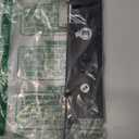 Turstand Flat Slot Storm Door Mortise Lock Body Without Handle Fits Older Storm Door Handle Replacement, 5/ 16" Square Spindle Hub, Black 2-1/ 2" Handle PZ, 7/ 8" Backset, 7" Faceplate H.C.