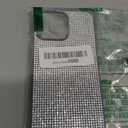 Casechics Compatible with iPhone Case,Crystal Glitter Diamond Protection Bling Sparkle Rhinestone Soft Shockproof Cover Phone Case (White,iPhone 15 Pro Max)