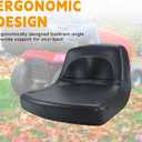 Lawn Mower Garden Tractor Seat Black
