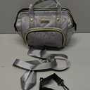 FHELAD Small Diaper Bag Backpack, Toddler Diaper Bags Waterproof Multi-Function Newborn Baby Stylish Mini Crossbody Diaper Bag, Gray