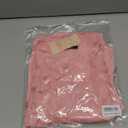 dowerme Women's Casual Dresses 2025 Fall Fashion Long Sleeve Button Up Floral Print Belted Tiered Boho Maxi Party Dress (Pink) XL