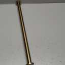 Ivilon Tension Curtain Rod - Spring Tension Rod for Windows or Shower, 24 to 36 Inch. Warm Gold