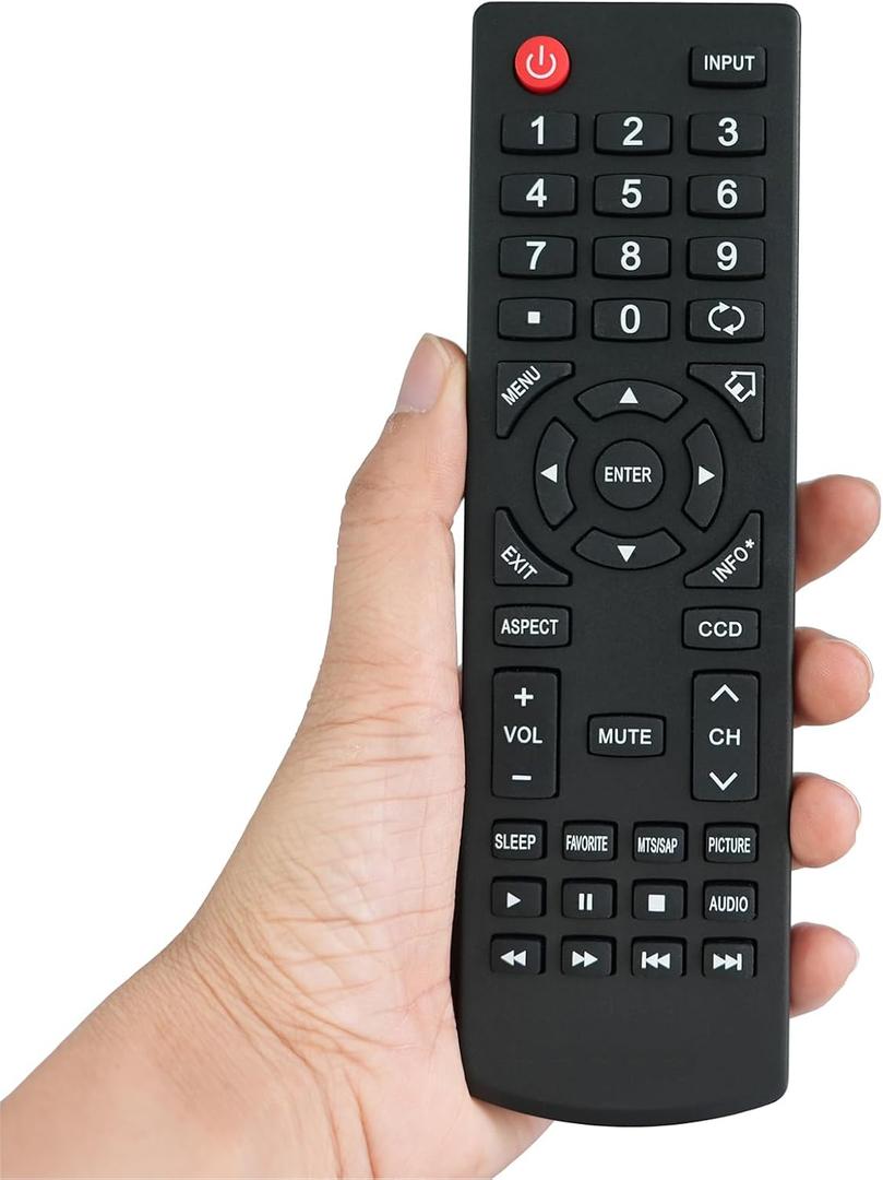 Replacement Remote Control Fit for NS-42E470A13 NS-42E859A11 NS-42E480A13 NS-L37Q-10A NS-L42Q-10A NS-24LD100A13 NS-32E859A11 for Insignia Plasma LCD LED HDTV TV