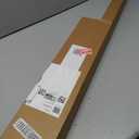 Ivilon Drapery Treatment Window Curtain Rod - Acrylic Ball 1 inch Pole. 48 to 86 Inch. Warm Gold