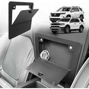 Muslogy Center Console Hidden Storage Box Compatible with Honda Pilot 2023 2024 2025, 2024-2026 Ridgeline/Passport Magnet Armrest Secret Compartment Center Console Organizer(Hidden Organizer)