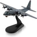 HANGHANG 1/200 AC-130U Fighter Jet Model Metal Aircraft Model Military Airplane Model Diecast Plane Model for Collection or Displays