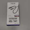 ZGEAR 6FT Silicone USB-C to 8-pin Cable - Gray