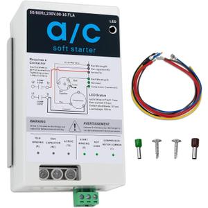 Eshcol AC Soft Start Kit for 1.75-3.5 Ton Air Conditioners, Fit for Home, RV, Commercial, Generators Use. Easy to Install, Reduces Start-Up Current by 70%, 110V-240V. Compatible with Most AC Brands.
