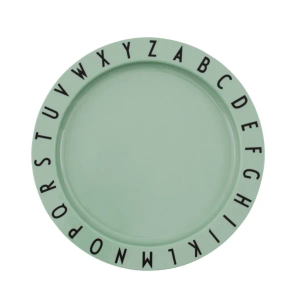 Design Letters Eat & Learn Unbreakable Plate Tritan | BPA Free Reusable Kids Plate for Baby Feeding |Design in Denmark Sturdy Dinner Plates for Toddler |Children Tableware & Dinnerware Dishwasher Safe