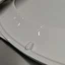 White Plastic Round Closed Front Toilet Seat by BEMIS