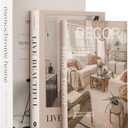 Set of 3 Decorative Books for Home Decor,Stylish Fake Books for Decoration, Aesthetic Decor Books Set for Coffee Table,Bookshelf,Mantel,Living Room,Hotel,Villa Decor,Storage Box for Photos (Zf002)