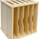 Tray Dividers for Kitchen Cabinet, 6 Tier Cabinet Vertical Tray Dividers, 16.7" W x14.13" H x12.4" D, for Cookie Sheets, Baking trays, Cutting Board, Pans, for Organizing Cabinets