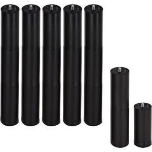 Fromann M8 Threadin 14inch Adjustable Bed Legs, Bed Support Legs Replacement Parts, Adjustable Bed Frame Legs, 3 Sections,6pcs