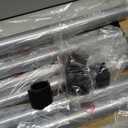 Corner Shower Caddy Tension Pole: Adjustable Rustproof 4-Tier Inside Bathroom Organizer - 47-121 inch Quick Installation Bathtub Shelves for Shampoo Storage - Rod Floor Standing Bath Rack (Silver)