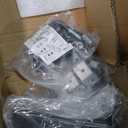 BUNKER INDUST 180 Degree Awning Free Standing, Vehicle Overland Awning Built-in LED Light - Three Colors, Car Driver Passenger Side, Waterproof Wind Resistant for SUV Van Truck Camper (black)