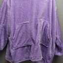 Aemicion Wearable Blanket Hoodie for Kids Super Soft Warm Oversized Hooded Blanket Sweatshirt Hoodie Blanket for Boys Girls (Light Purple)