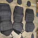 Car Seat Covers Black 8 Pieces