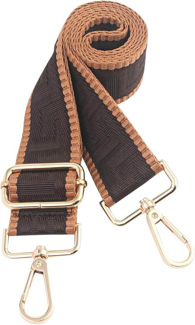 Purse Strap,Replacement Crossbody Shoulder Strap for Handbag (Jacquard Tan)