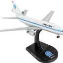 Daron Pan Am DC-10 1/400 Die-Cast Collectible Airplane Model with Display Stand  Perfect for Ages 14+