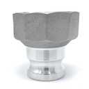 Gloxco Aluminum Type A Cam and Groove Reducer, 2" Male Camlock x 3" Female NPT (CAM-2030-AR-AL)