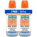 TheraBreath Whitening Mouthwash, Dazzling Mint, Dentist Formulated, 16 Fl Oz (2-Pack)