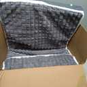 Orthopedic Dog Bed Large Sized Dog with Pillow 36''X24'', Waterproof Soft Comfortable Egg Crate Foam Pet Crate Beds Mat with Removable Washable Cover and Non-Slip Bottom, Grey