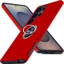 for S25 Ultra Case, Military-Grade Shockproof Cover, with Ring Holder Kickstand Rotatable, for Samsung Galaxy S25 Ultra Case, Slim Fit Protective Case for Galaxy S25 Ultra Case, 6.8, Red