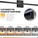 Epinl Modern Vanity Light Fixtures 24 Inch, 18W Dimmable 5CCT Black Bar Vanity Light Over Mirror, LED Bath Lighting Fixture for Bathroom Mirror Cabinets Bedroom-ETL Certificated