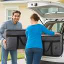 2 Pack Extra Large 90L Moving Bags Heavy Duty Storage Totes with Zippers and Handles, Reusable College Packing Bags for Clothes, Blankets, Bedding, Boxes, Travel and Camping Essentials(Grey)