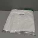 ALYVIA SPRING Waterproof Fabric Shower Curtain Liner with 3 Magnets - Soft Hotel Quality Cloth Shower Liner, Light-Weight & Machine Washable - Standard Size 72x72, White