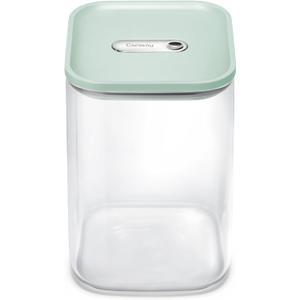 Caraway 4qt Glass Airtight Food Storage Container with Lid  Non-Toxic, BPA-Free Kitchen Storage Container  Stackable, Space-Saving Airtight Container for Dry Goods and More - Mist