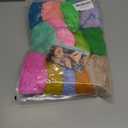 15x20g Acrylic Yarn for Crocheting - Soft Knitting Yarn for Crafts Multicolor Skeins for Crocheting DIY Bulk for Handicraft Knitting Scarves Ideal Gift for Beginners Adults (GREEN WINTER)