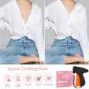 Stitch Gun for Clothes - Handheld Stitch Gun Quick Clothing Fixer - Tagging Gun - Includes 6 Needle, 1000 Black Fasteners & 1000 White Fasteners
