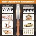 4 x 6 Inch Japanese Pull SawHand Saw Woodworking ToolsWood Handle, Sharp & Lightweight for Woodworking